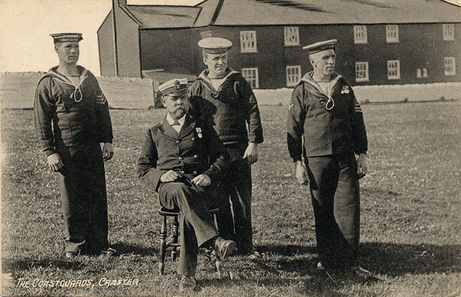 Bill Seager's father who came to Craster as chief Coastguard in 1906