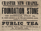 Chapel Foundation Stone Poster