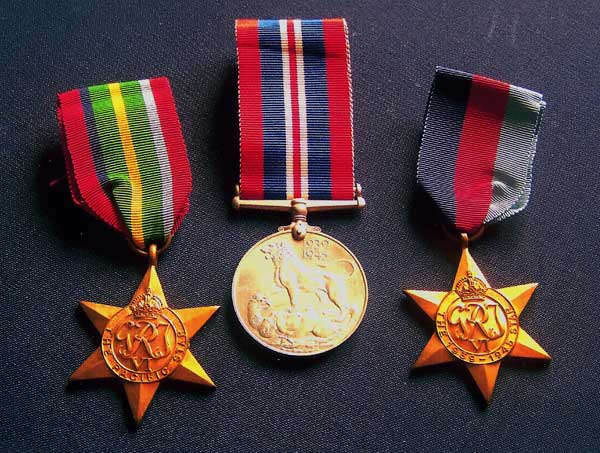 Charles Caisley's medals