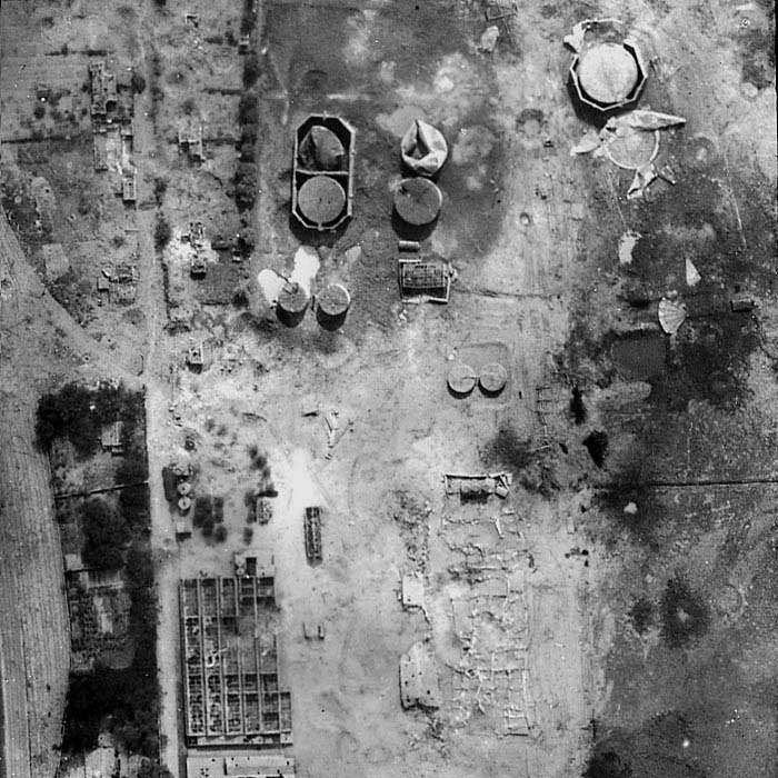Impact of the raid on Donges, July23/24 1944